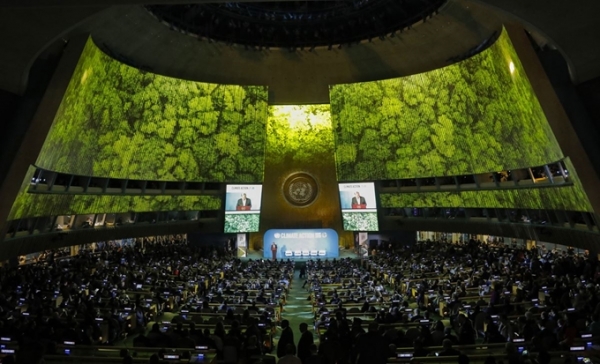 지난 23일(월) 미국 뉴욕 UN본부에서 각국 정상이 참석한 가운데 ‘유엔 기후 행동 정상 회의’가 진행됐다.