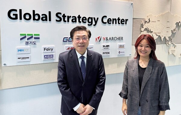 왼쪽부터 박주영 교수, 피텐 박미성 대표