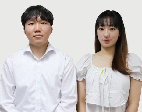 김수한(행정·23) 부학생회장(좌), 지유림(평생교육·23) 학생회장(우