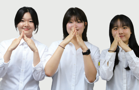 양수민(철학·23) 부학생회장(좌), 김예린(철학·22) 학생회장(중), 박채현(독어독문·23) 부학생회장(우)